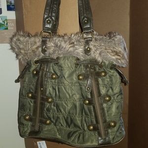 Faux Fur Shoulder Bag